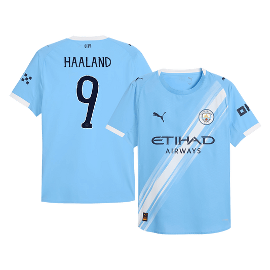 Manchester City World Cup Hjemmedrakt Spillerversjon 2025/26 HAALAND #9 Slim Fit