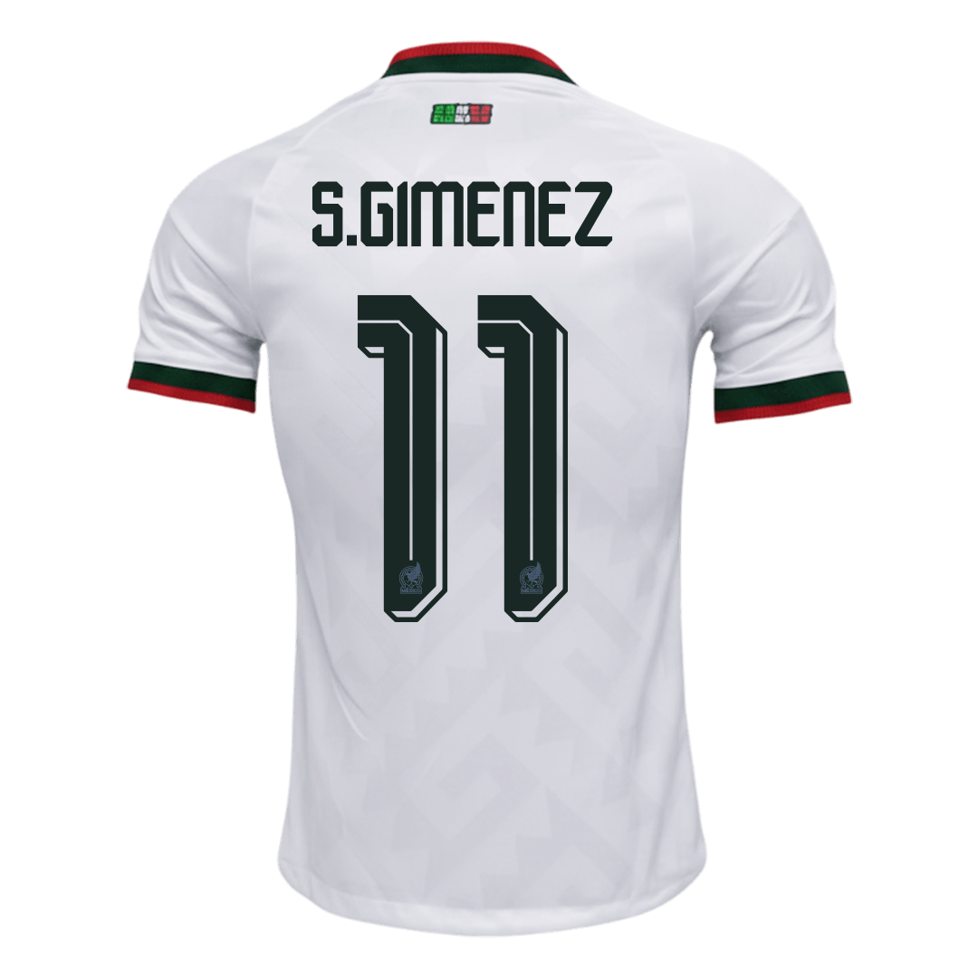Mexico VM Bortedrakt Spillerversjon 2026 S.GIMENEZ #11 Slim Fit