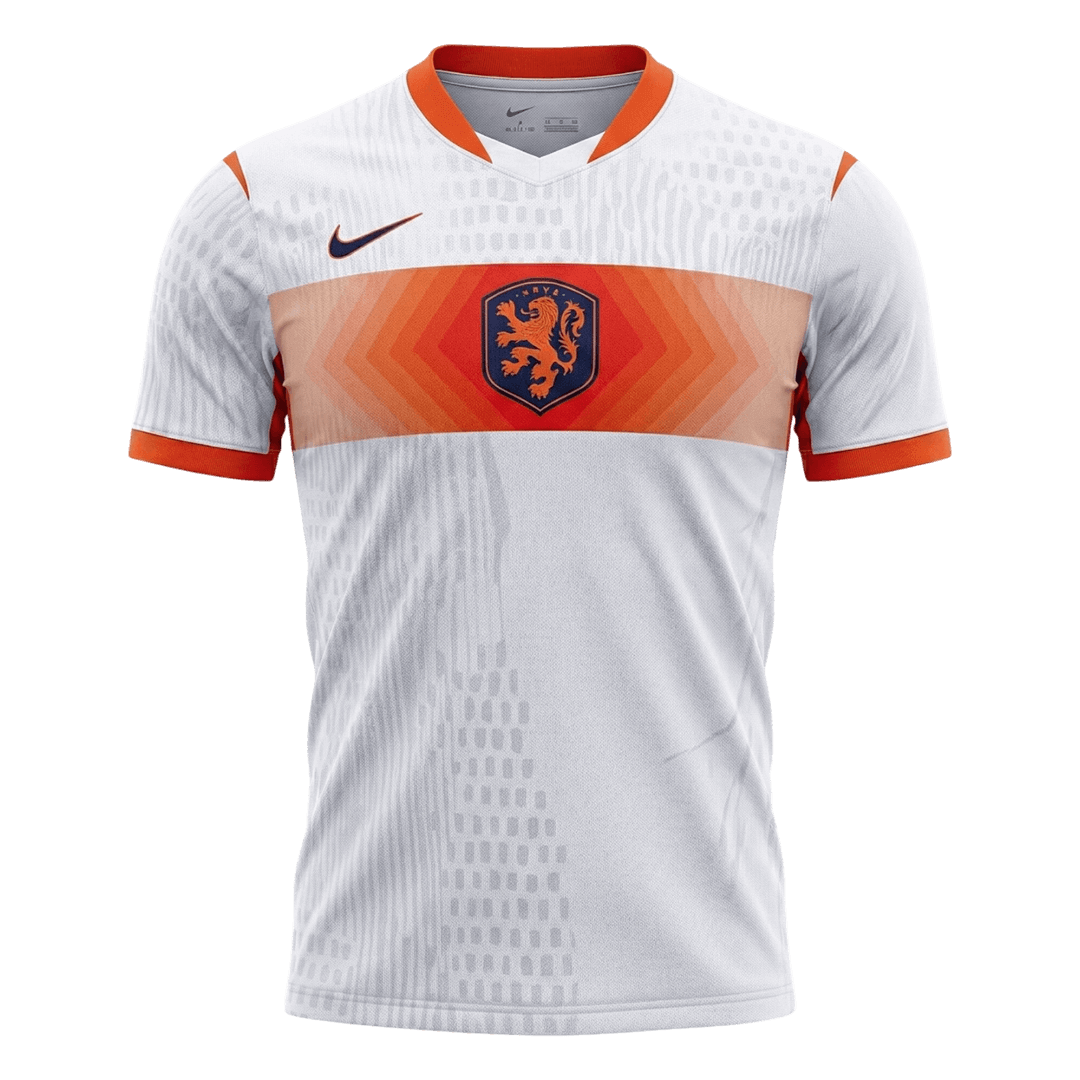 Netherlands World Cup Bortedrakt Spillerversjon 2026 Slim Fit