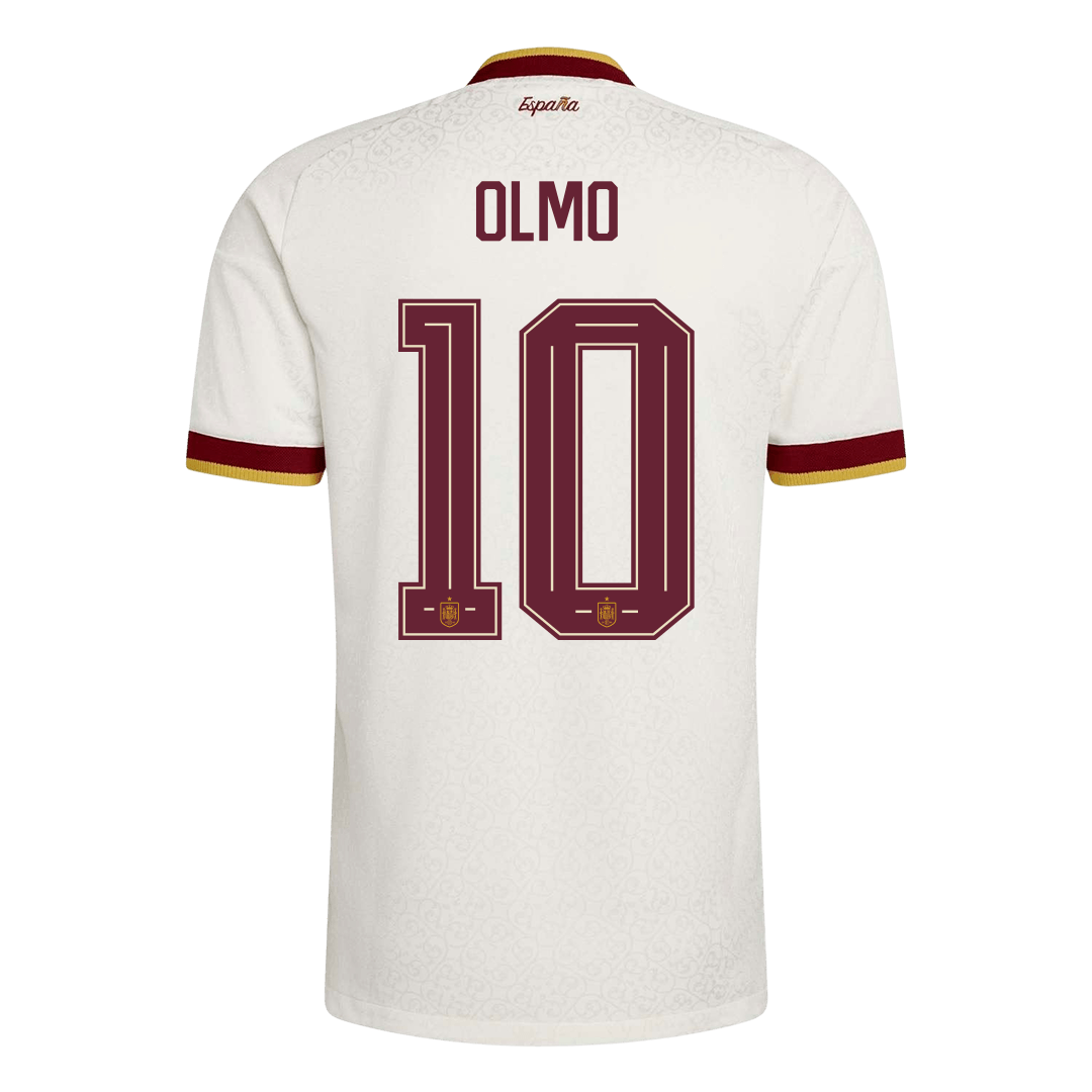 Spain VM Bortedrakt Spillerversjon 2026 OLMO #10 Slim Fit