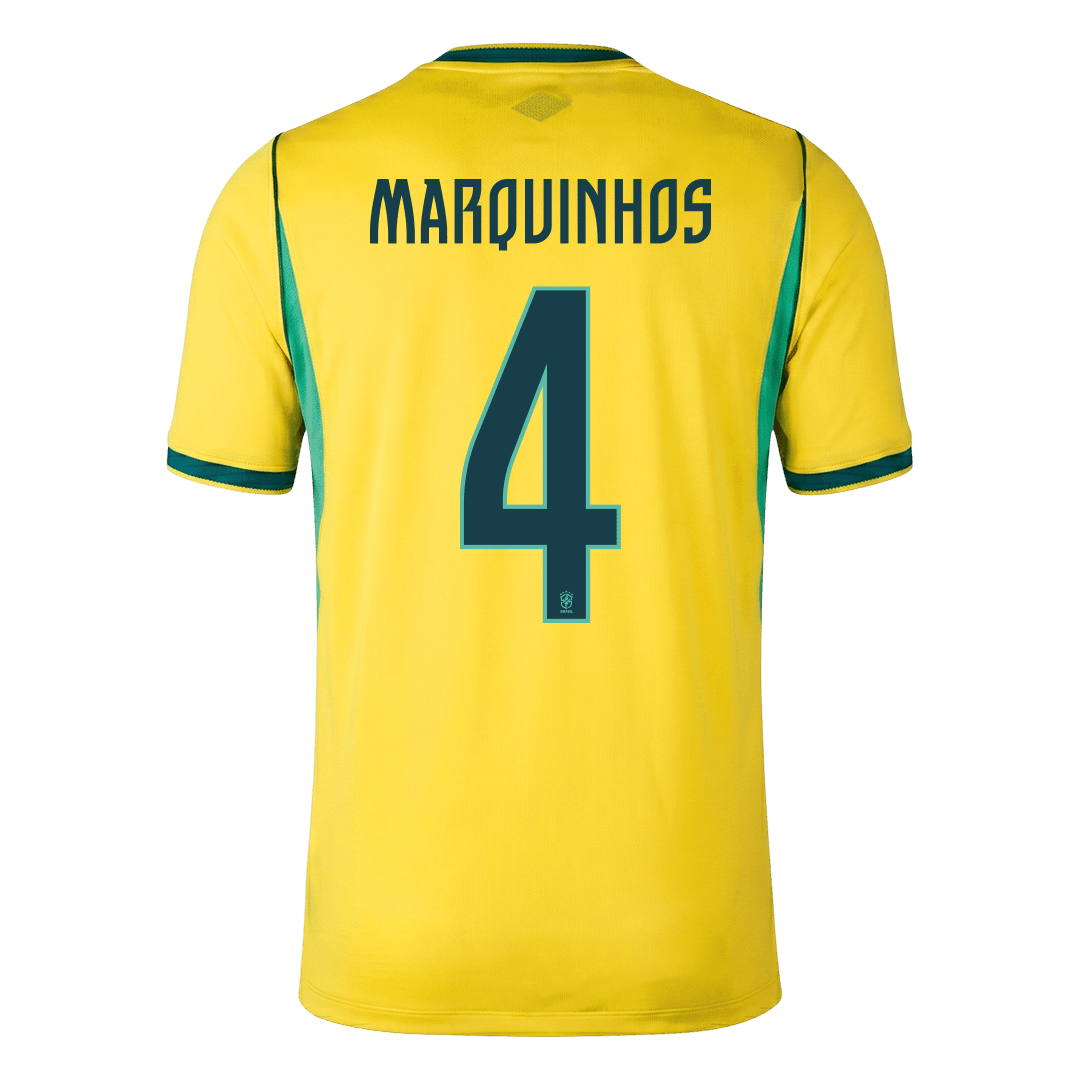 Brazil VM Hjemmedrakt 2026 MARQUINHOS #4