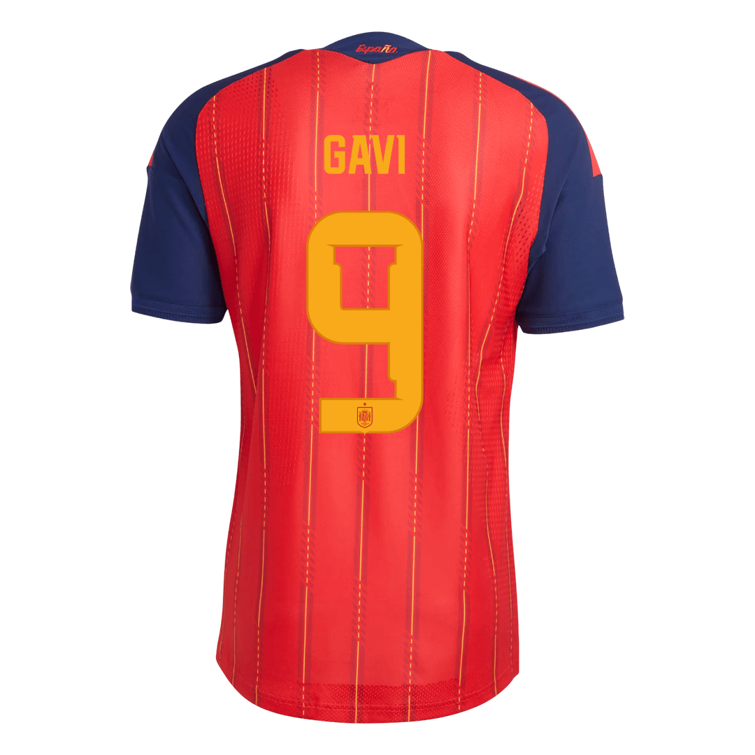 Spain VM Hjemmedrakt Spillerversjon 2026 GAVI #9 Slim Fit
