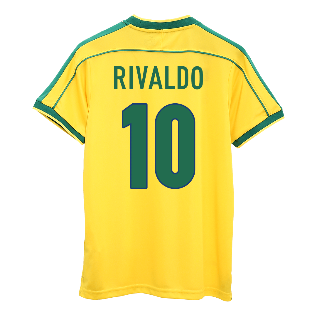 Brazil World Cup Retro Hjemmedrakt 1998 RIVALDO #10