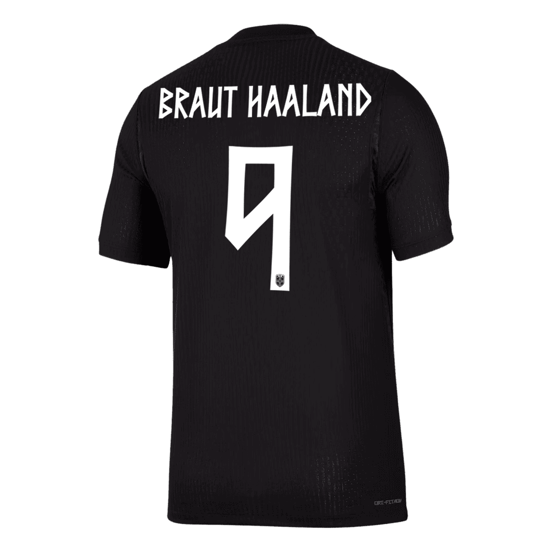 Norway VM Bortedrakt Spillerversjon 2026 BRAUT HAALAND #9 Slim Fit