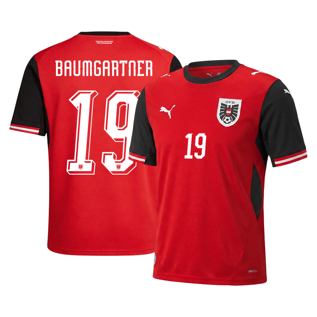 Austria World Cup Hjemmedrakt 2026 BAUMGARTNER #19