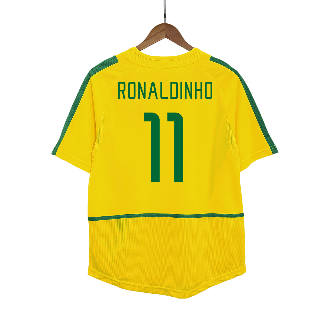 Brazil Retro Hjemmedrakt 2002/03 RONALDINHO #11