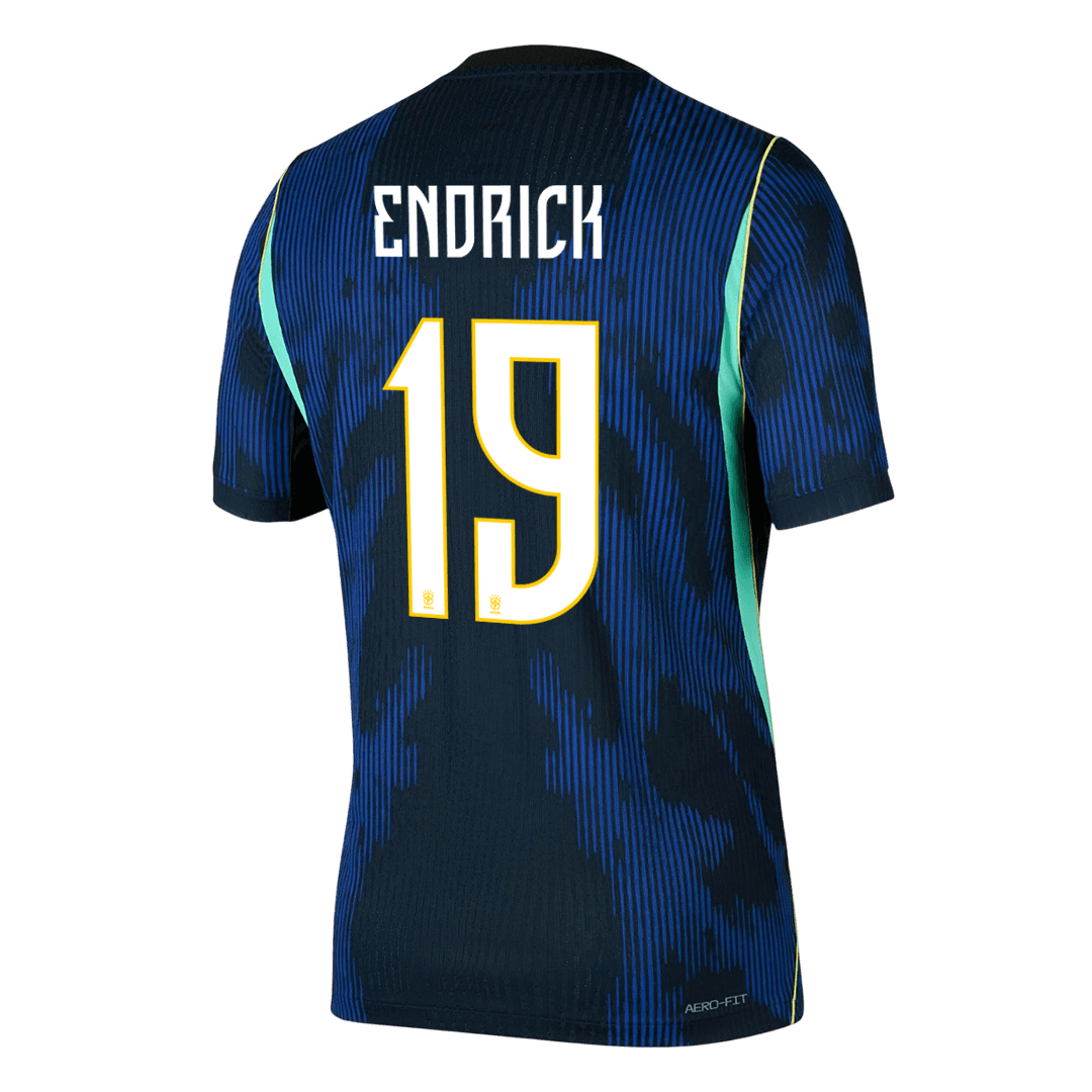 Brazil VM Bortedrakt Spillerversjon 2026 ENDRICK #19 Slim Fit