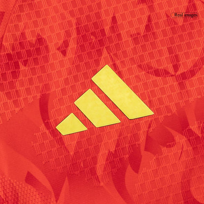 Belgium VM Hjemmedrakt Spillerversjon 2026 LUKAKU #9 Slim Fit