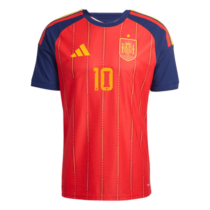 Spain VM Hjemmedrakt Spillerversjon 2026 OLMO #10 Slim Fit