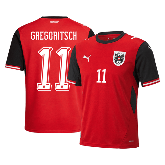 Austria World Cup Hjemmedrakt 2026 GREGORITSCH #11