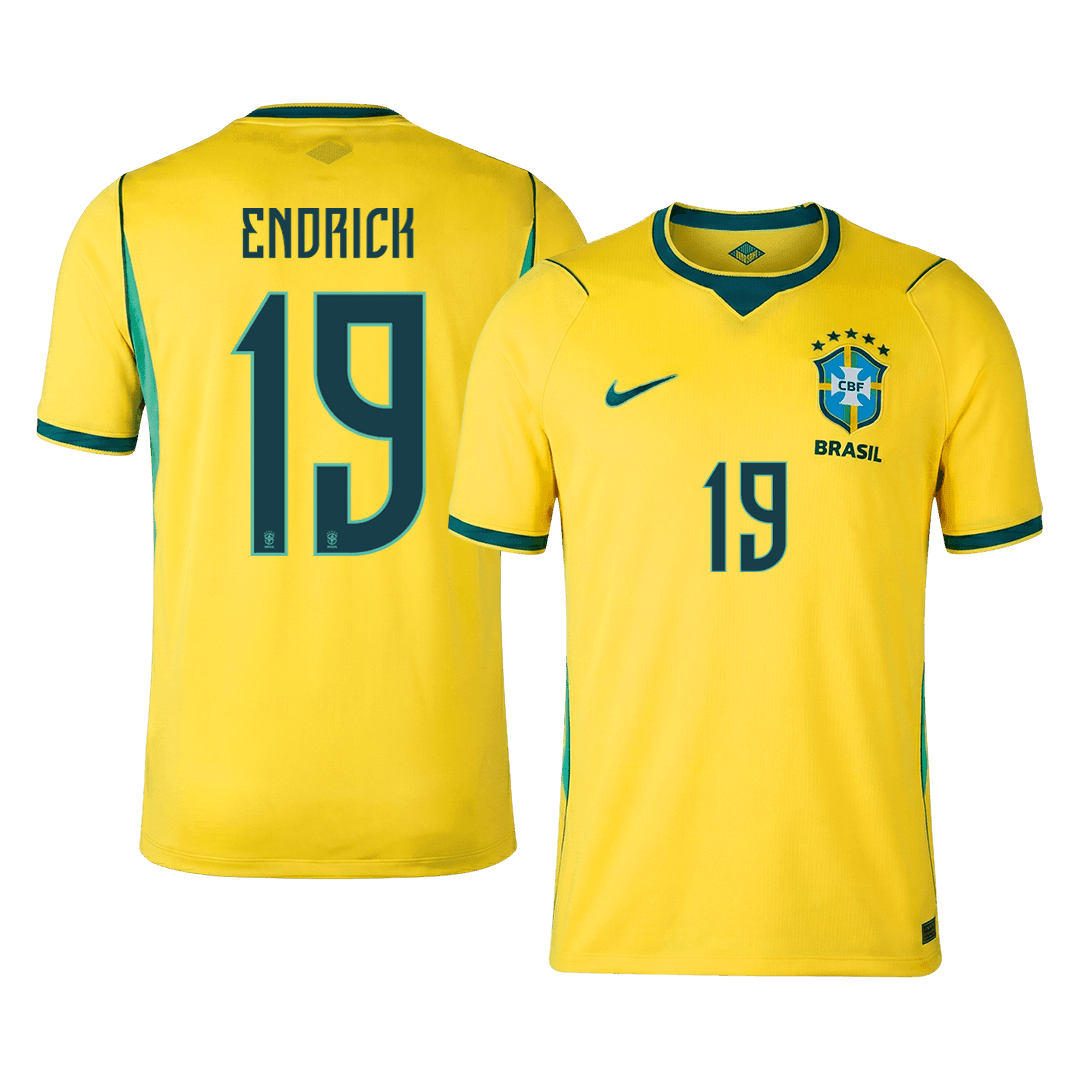 Brazil VM Hjemmedrakt 2026 ENDRICK #19