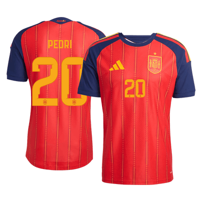 Spain VM Hjemmedrakt Spillerversjon 2026 PEDRI #20 Slim Fit