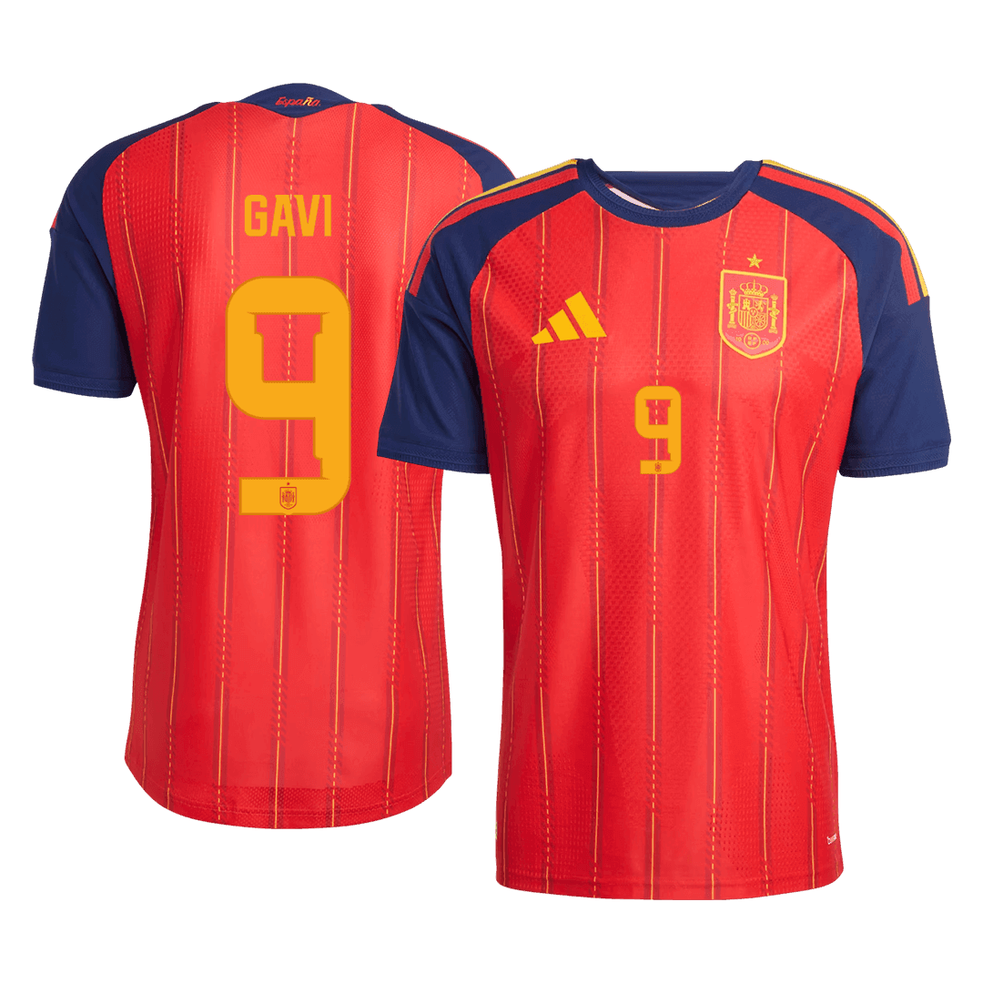 Spain VM Hjemmedrakt Spillerversjon 2026 GAVI	 #9 Slim Fit