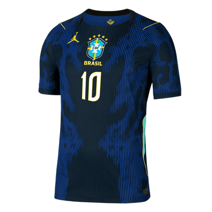 Brazil VM Bortedrakt Spillerversjon 2026 NEYMAR JR. #10 Slim Fit