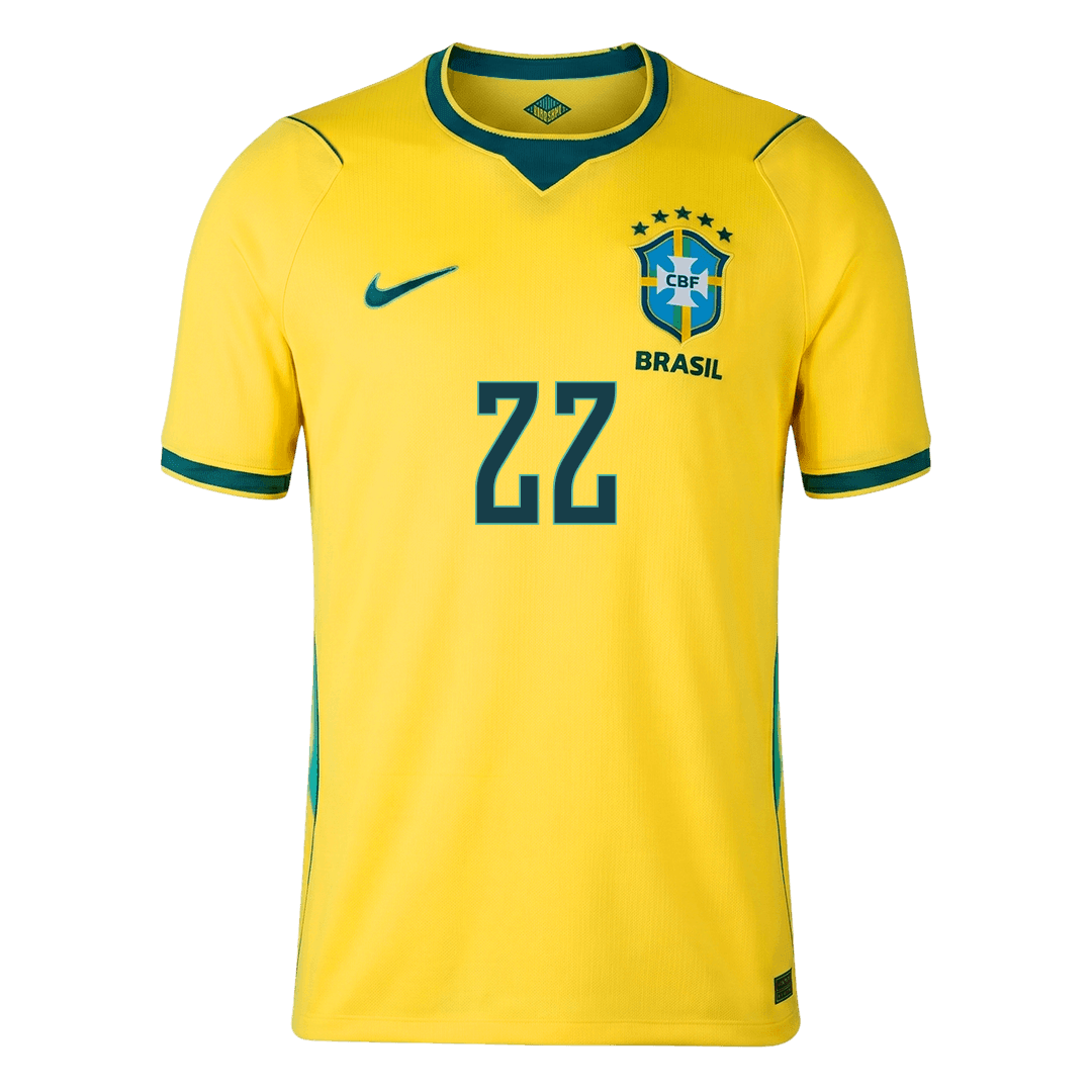 Brazil VM Hjemmedrakt 2026 JOÃO PEDRO #22