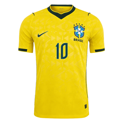 Brazil VM Hjemmedrakt Spillerversjon 2026 NEYMAR JR. #10 Slim Fit