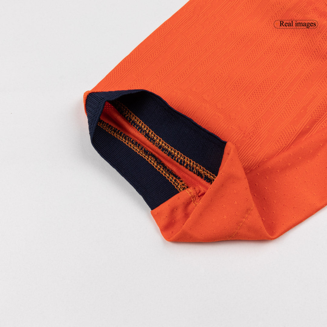 Netherlands VM Hjemmedrakt Spillerversjon 2026 F.DE JONG #21 Slim Fit