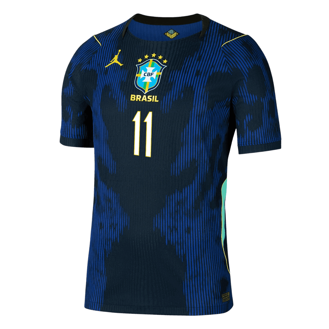 Brazil VM Bortedrakt Spillerversjon 2026 RAPHINHA #11 Slim Fit