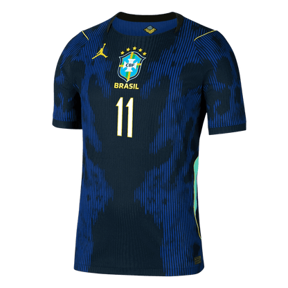 Brazil VM Bortedrakt Spillerversjon 2026 RAPHINHA #11 Slim Fit