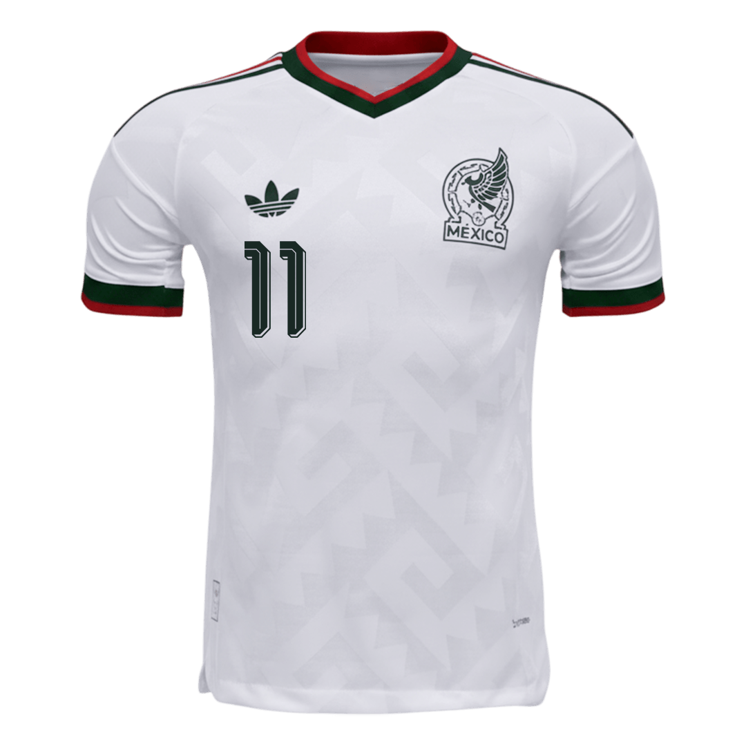 Mexico VM Bortedrakt Spillerversjon 2026 S.GIMENEZ #11 Slim Fit