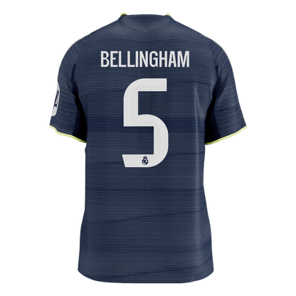 Real Madrid Bortedrakt 2025/26 – BELLINGHAM #5 (Spillerversjon) [PREMIUM]