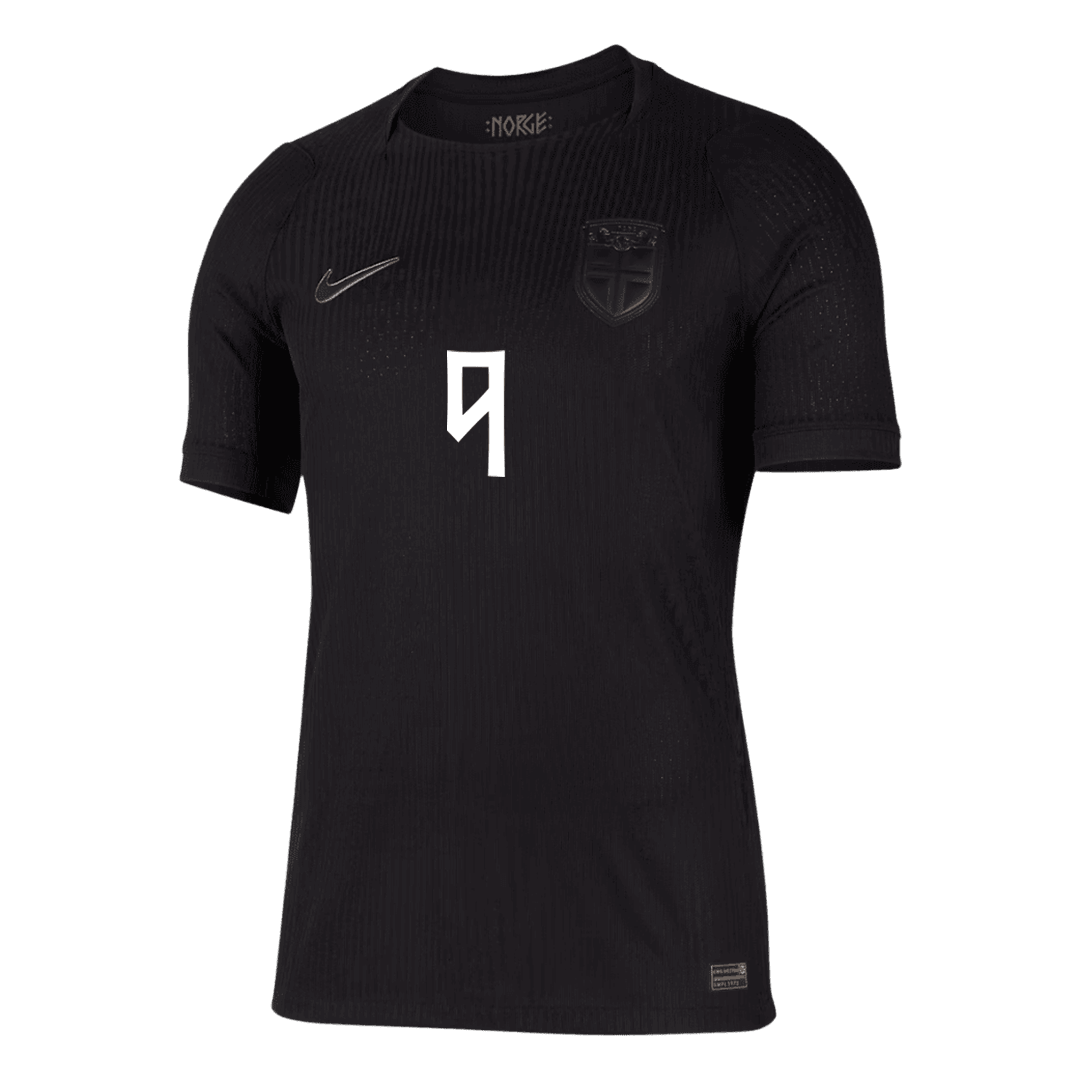 Norway VM Bortedrakt Spillerversjon 2026 BRAUT HAALAND #9 Slim Fit