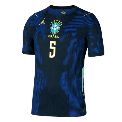 Brazil VM Bortedrakt Spillerversjon 2026 CASEMIRO #5 Slim Fit