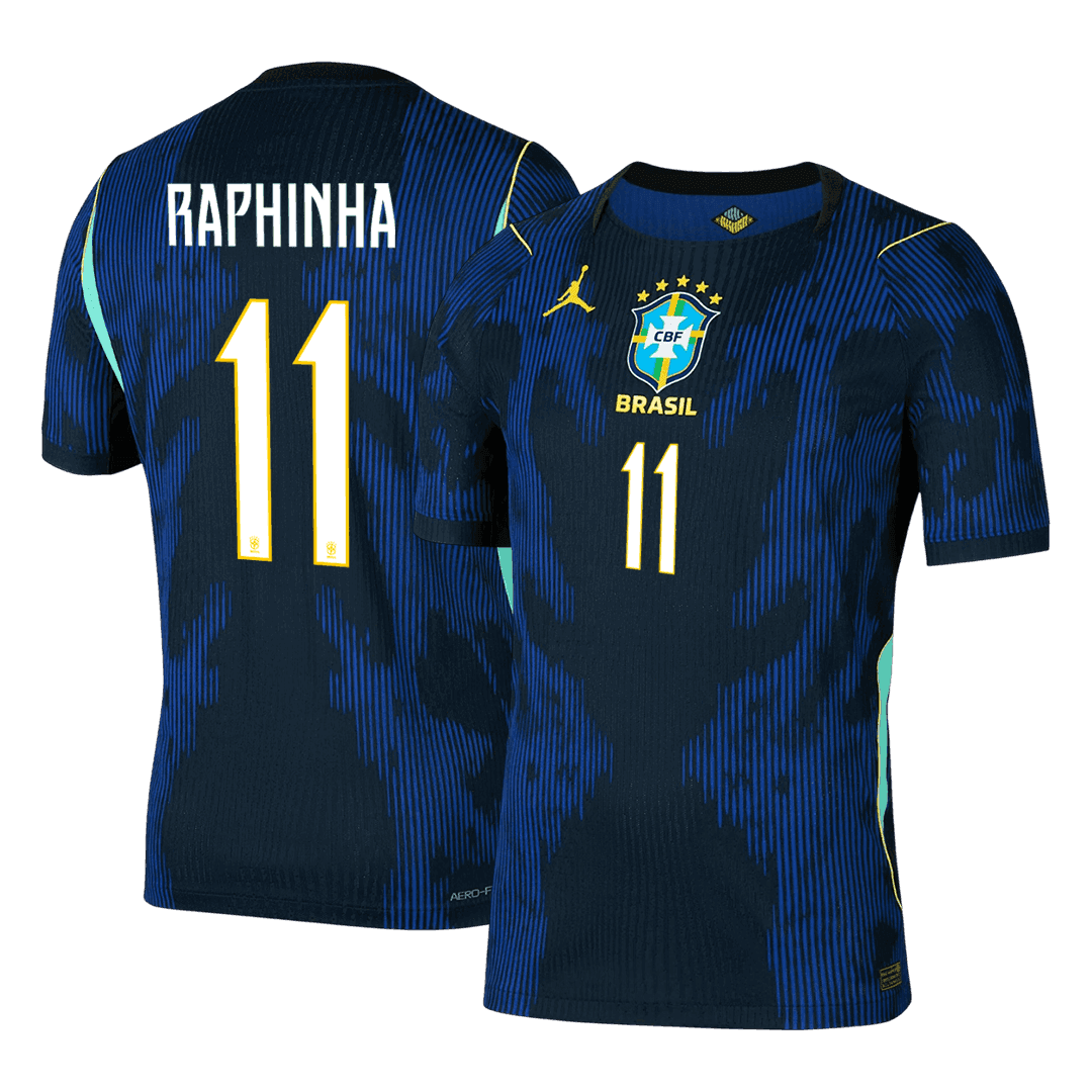 Brazil VM Bortedrakt Spillerversjon 2026 RAPHINHA #11 Slim Fit