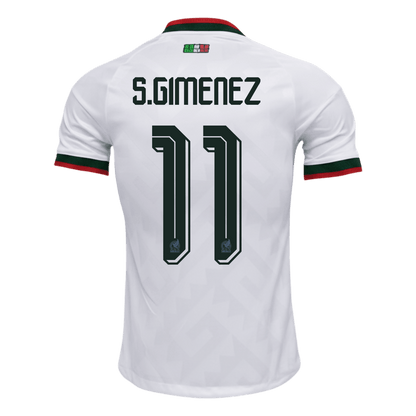 Mexico VM Bortedrakt Spillerversjon 2026 S.GIMENEZ #11 Slim Fit