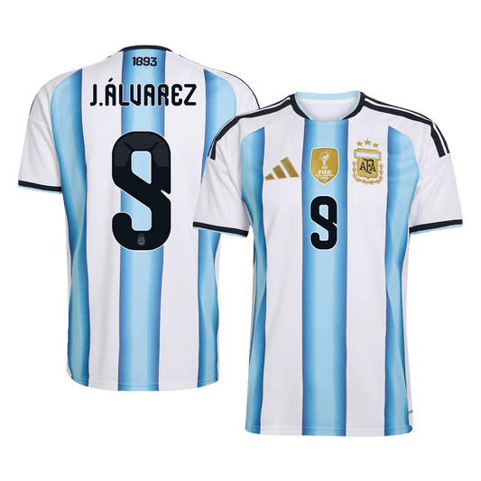 Argentina World Cup Hjemmedrakt 2026 J.áLVAREZ #9 [PREMIUM]
