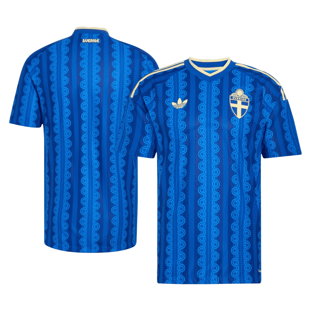 Sweden VM Bortedrakt Spillerversjon 2026 Slim Fit
