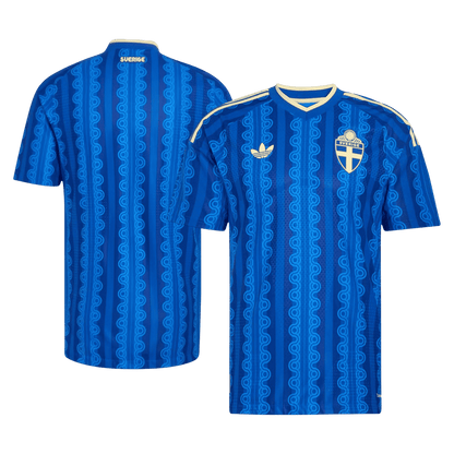 Sweden VM Bortedrakt Spillerversjon 2026 Slim Fit