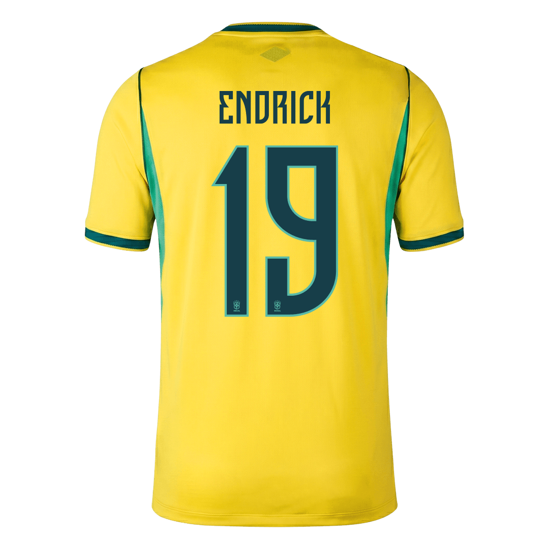 Brazil VM Hjemmedrakt 2026 ENDRICK #19