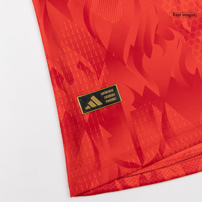Belgium VM Hjemmedrakt Spillerversjon 2026 LUKAKU #9 Slim Fit