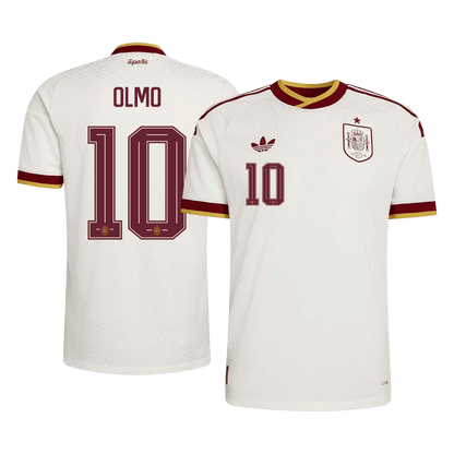 Spain VM Bortedrakt Spillerversjon 2026 OLMO #10 Slim Fit
