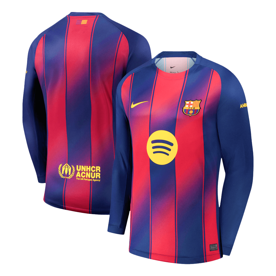 Barcelona Langermet Hjemmedrakt 2025/26