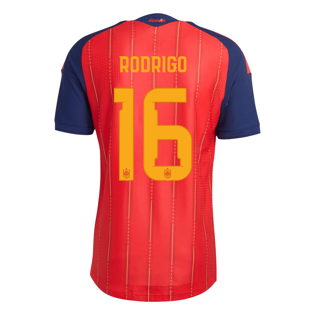 Spain VM Hjemmedrakt Spillerversjon 2026 RODRIGO #16 Slim Fit