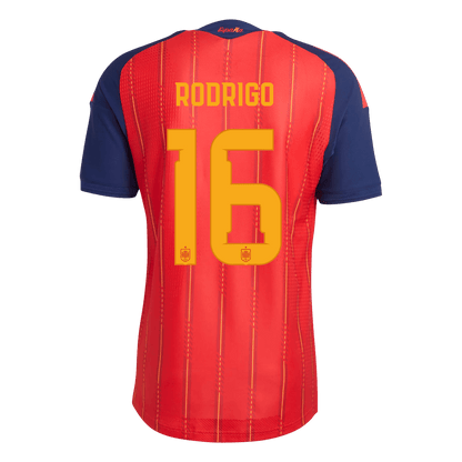 Spain VM Hjemmedrakt Spillerversjon 2026 RODRIGO #16 Slim Fit