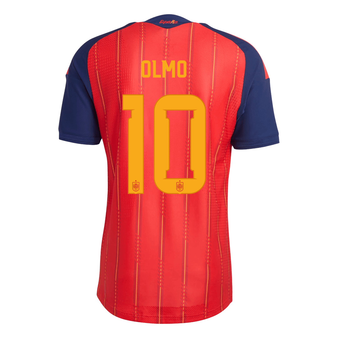 Spain VM Hjemmedrakt Spillerversjon 2026 OLMO #10 Slim Fit
