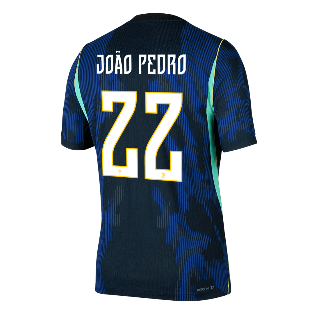 Brazil VM Bortedrakt Spillerversjon 2026 JOÃO PEDRO #22 Slim Fit