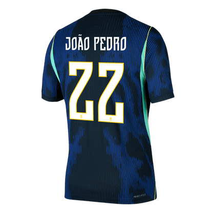 Brazil VM Bortedrakt Spillerversjon 2026 JOÃO PEDRO #22 Slim Fit