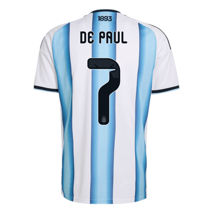 Argentina VM Hjemmedrakt 2026 DE PAUL #7 [PREMIUM]