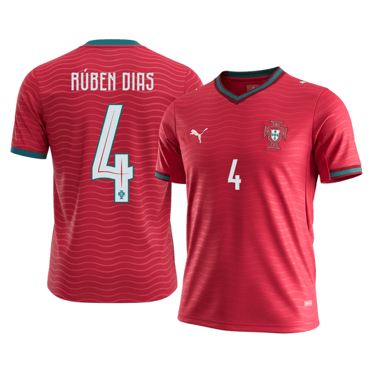 Portugal World Cup Hjemmedrakt 2026 RúBEN DIAS #4