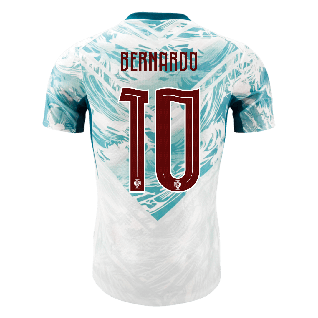 Portugal VM Bortedrakt Spillerversjon 2026 BERNARDO #10 Slim Fit