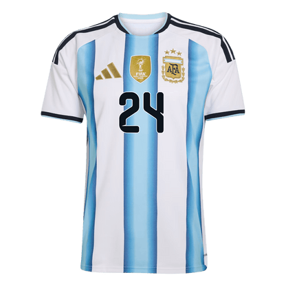 Argentina VM Hjemmedrakt 2026 E. FERNÁNDEZ #24 [PREMIUM]