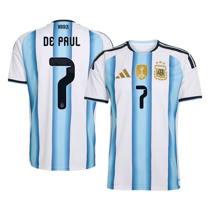 Argentina VM Hjemmedrakt 2026 DE PAUL #7 [PREMIUM]