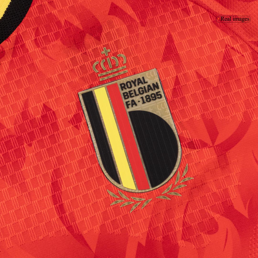 Belgium VM Hjemmedrakt Spillerversjon 2026 LUKAKU #9 Slim Fit