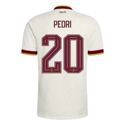 Spain VM Bortedrakt Spillerversjon 2026 PEDRI #20 Slim Fit