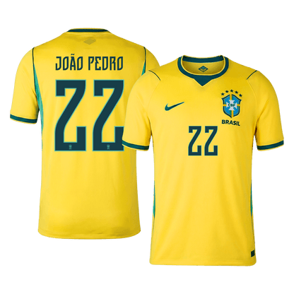 Brazil VM Hjemmedrakt 2026 JOÃO PEDRO #22