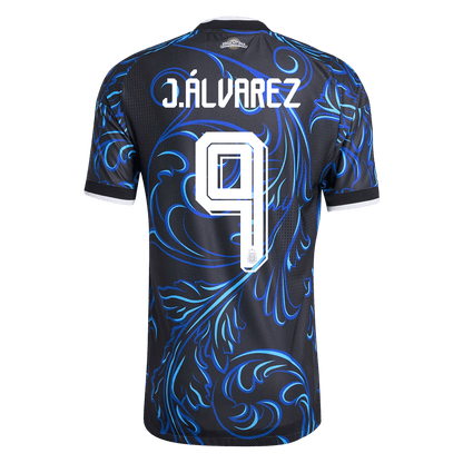 Argentina VM Bortedrakt Spillerversjon 2026 J. ÁLVAREZ #9 Slim Fit